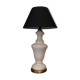 Ancient brass lamp and opaline