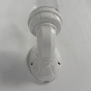 Wall lamp in porcelain with a transparent glass shade, 1930s.