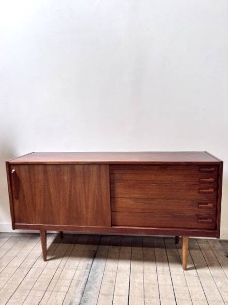 Vintage Scandinavian teak sideboard 1970s