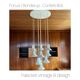 Suspension cascade Confetti de Bonderup & Thorup pour Focus, Danemark 1970