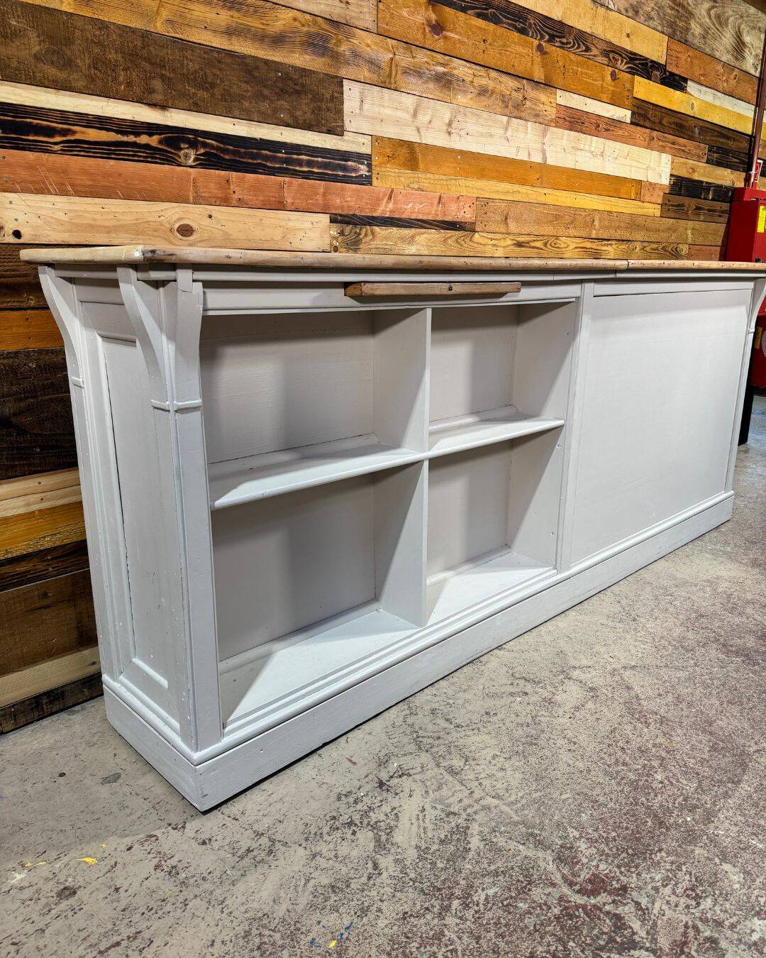 Old shop counter
