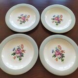 8 semi-deep plates Salins Opaceline 702