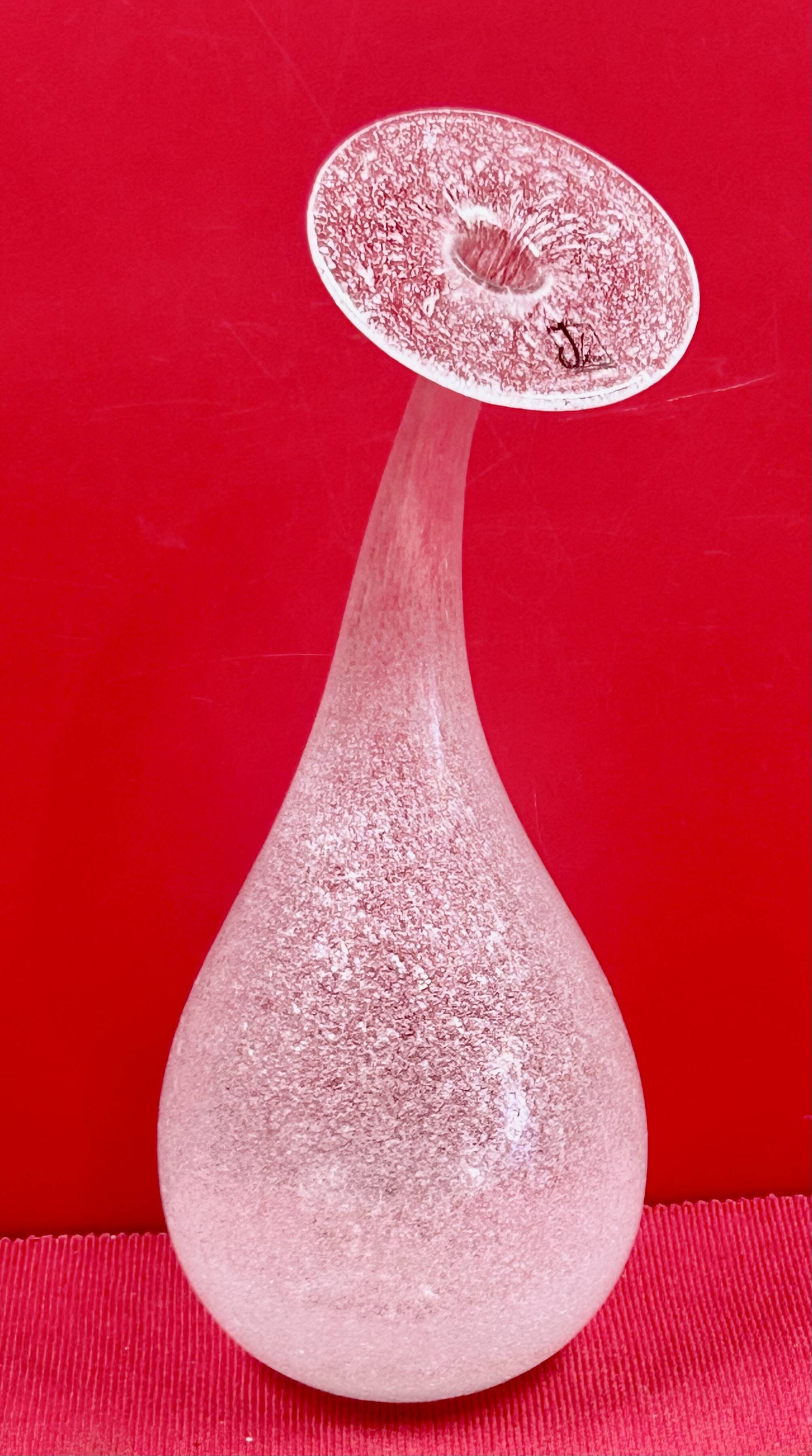 Vase soliflore verre design de la maison  J-Line   26 cm