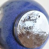 Dark blue ceramic candy box