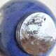 Dark blue ceramic candy box