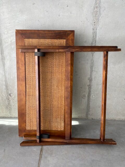 Desk / dressing table on trestle