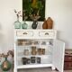 White Parisian buffet
