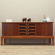 Enfilade en acajou, design danois, années 1970, production : Danemark