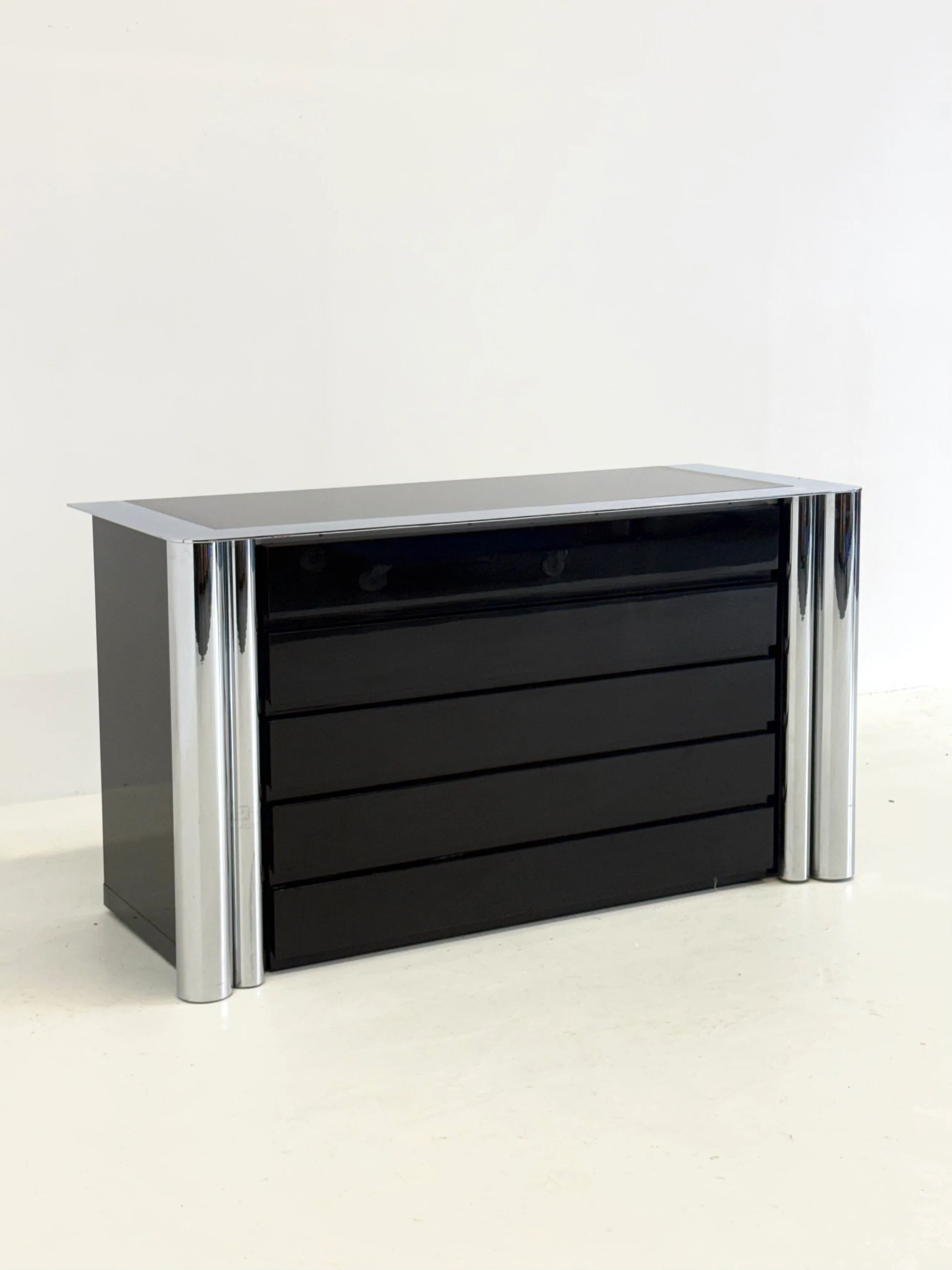 Black sideboard by Antonello Mosca for Cinova