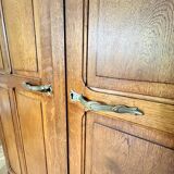 Parisian cabinet in removable raw wood