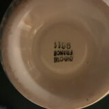 Set of 2 bowls Digoin white stripes blue