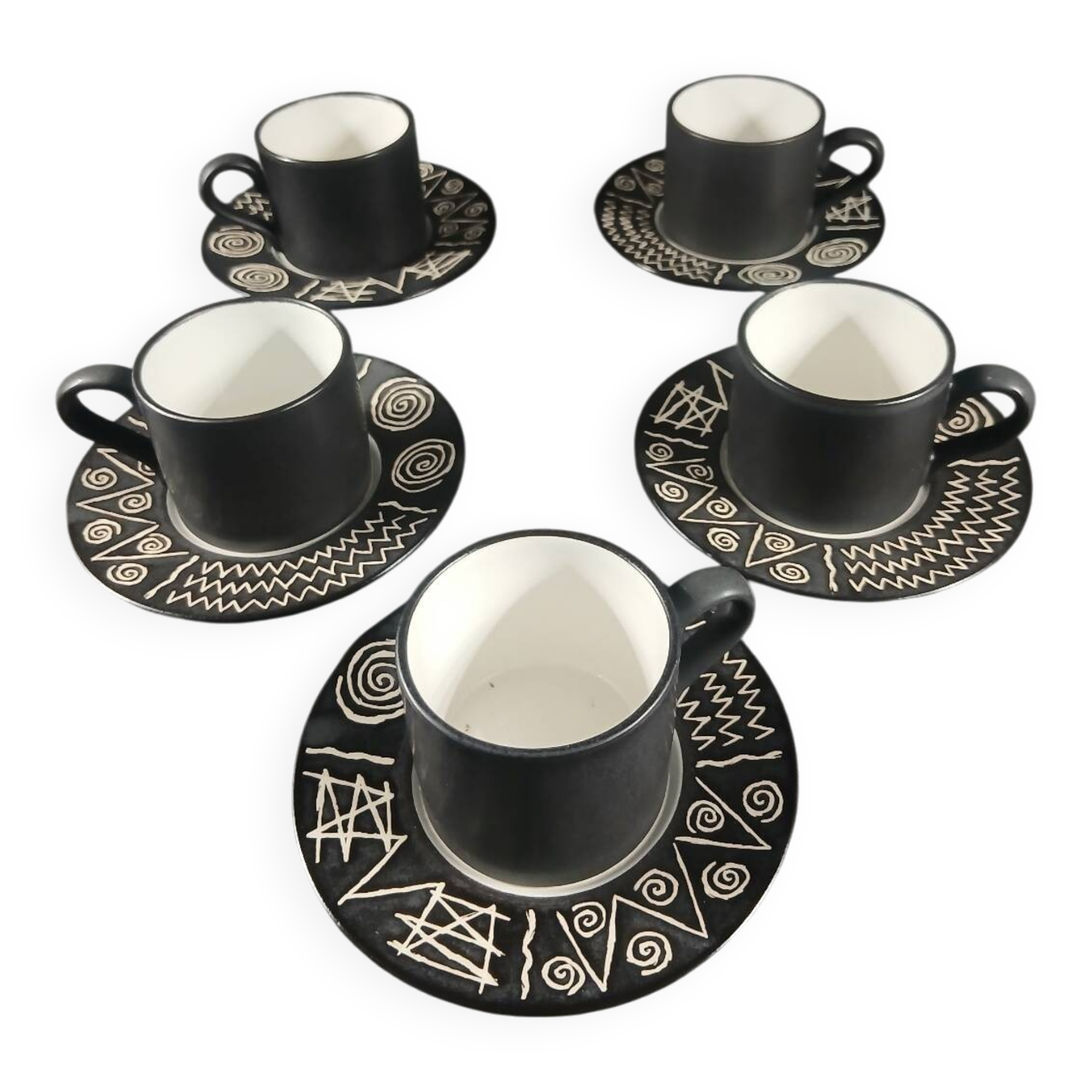 Tasses à café scraffito by habitat japan