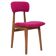 Fuchsia wool chair, beech wood, Rajmund Halas, Europe, 1960s
