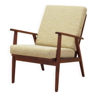 Fauteuil en teck, design danois, années 1970, production : Danemark