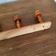 bamboo style wooden hook 5 supports