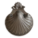 silver shell bowl, key tray