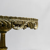 Marble and brass coffee table France 1940