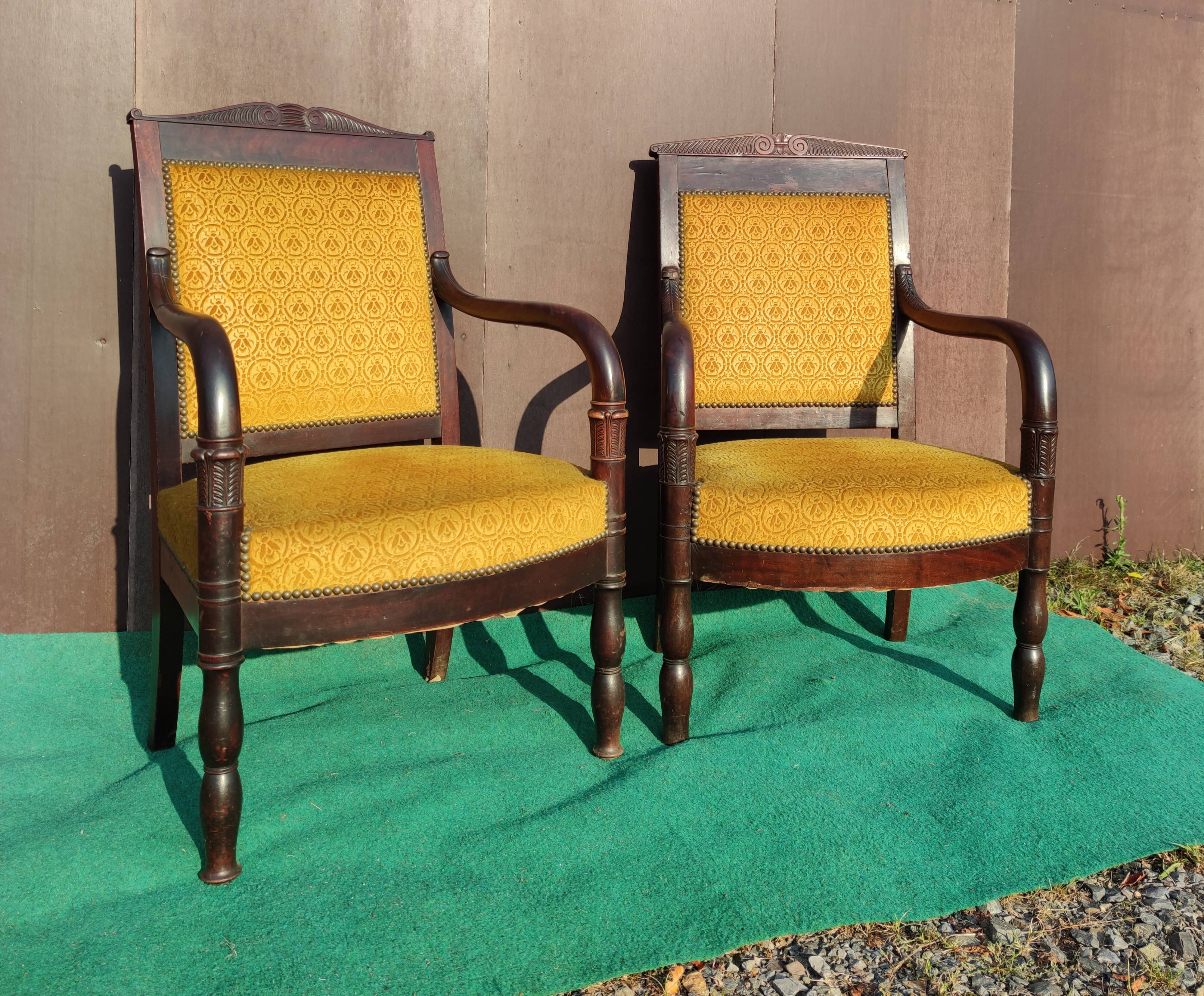 Empire armchairs
