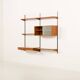 Kai Kristiansen shelving unit with a desk for FM Mobler, 1960s