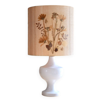 Lampe abat jour tissé main