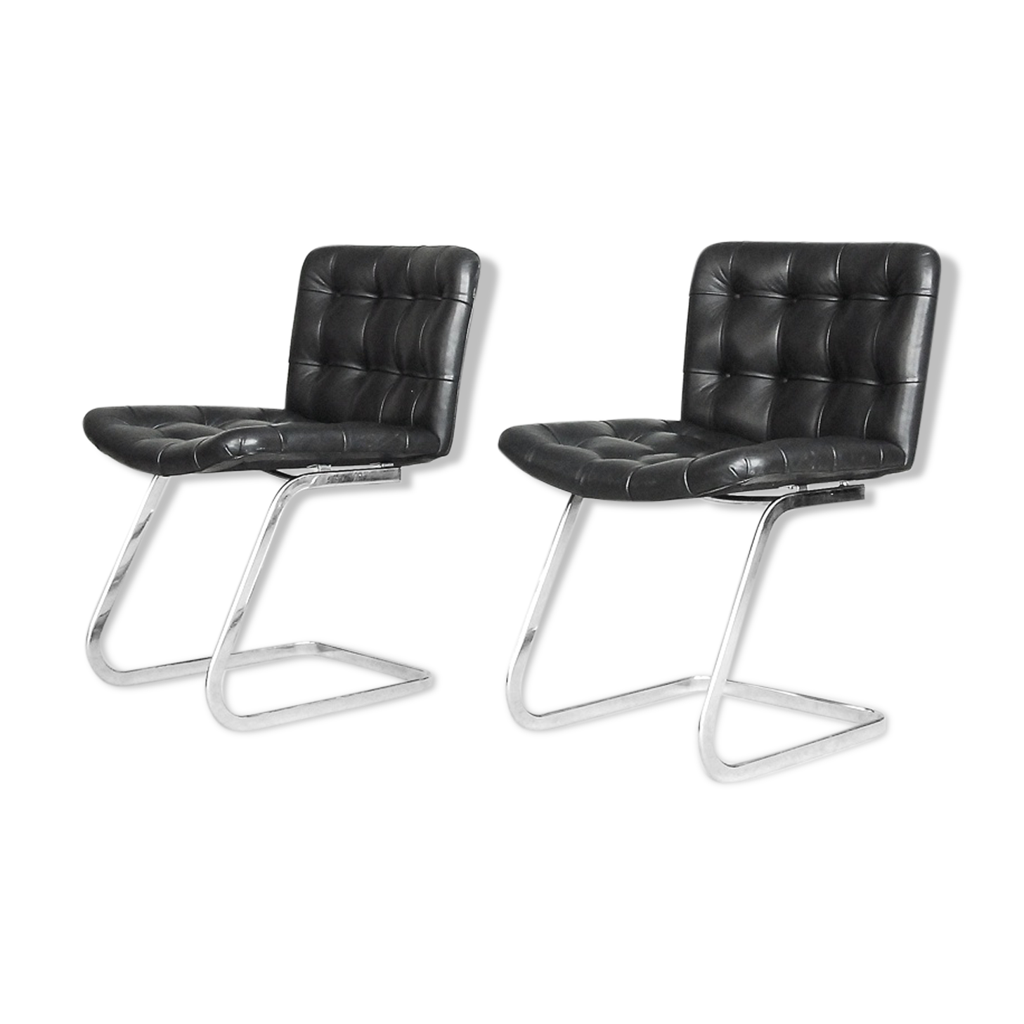 Set of 2 chairs by Robert Haussmann for Sede 60s