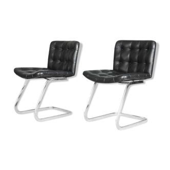 Set of 2 chairs by Robert Haussmann for Sede 60s