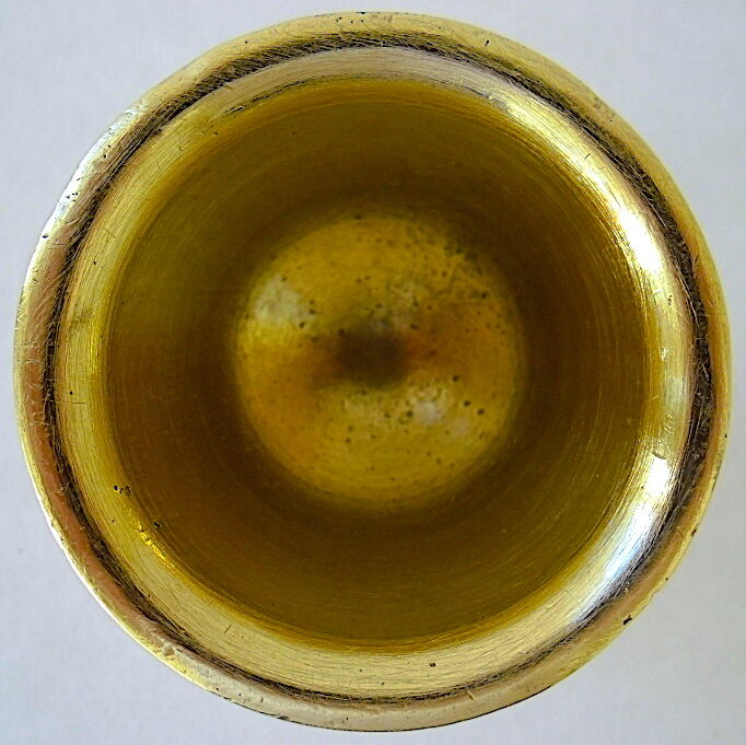 Former bronze cockroach with natural goose or cane egg