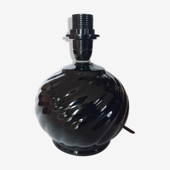 Black ceramic lamp, 1960
