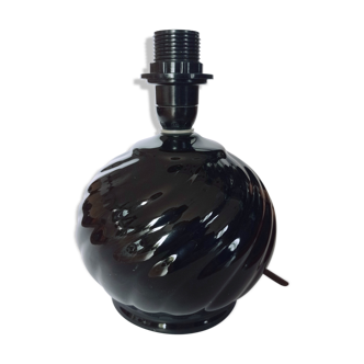 Black ceramic lamp, 1960