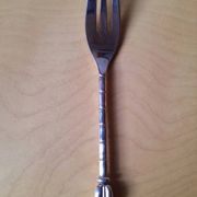 Silver-plated dessert forks