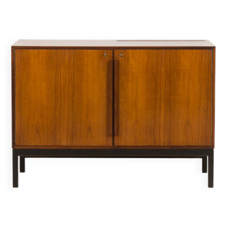 Vintage Rosewood Bar Cabinet by Sigvard Bernadotte & Acton Bjorn for Atlas and Silkeborg Mobelfabrik