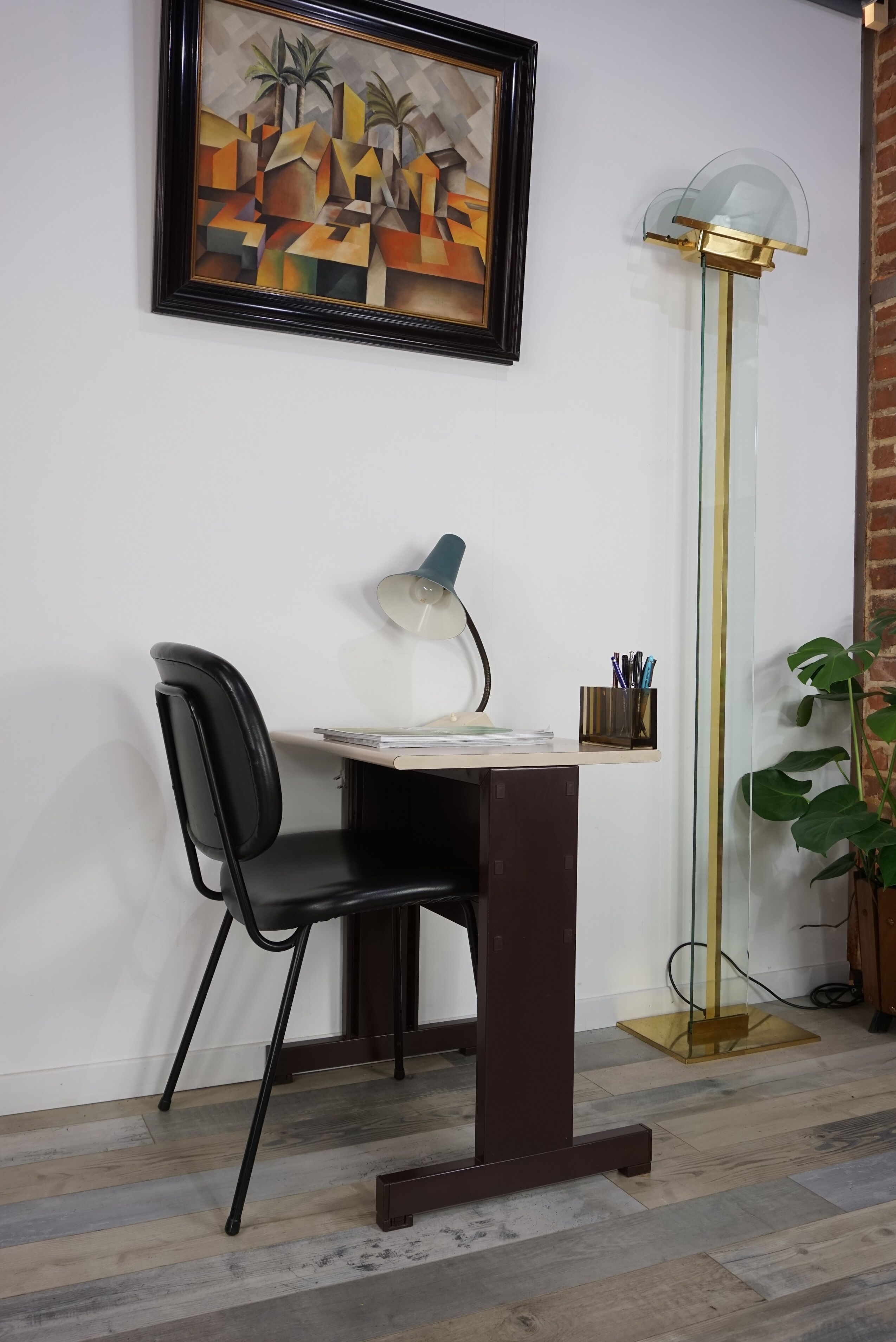 50s articulated lamp in metal