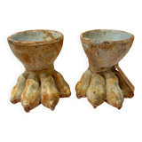 Antique Cast Iron Garden Lions Paw Feet