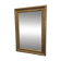 Miroir français ancien avec cadre doré, datant d'environ 1900