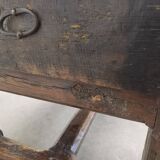 18th century solid oak farm table