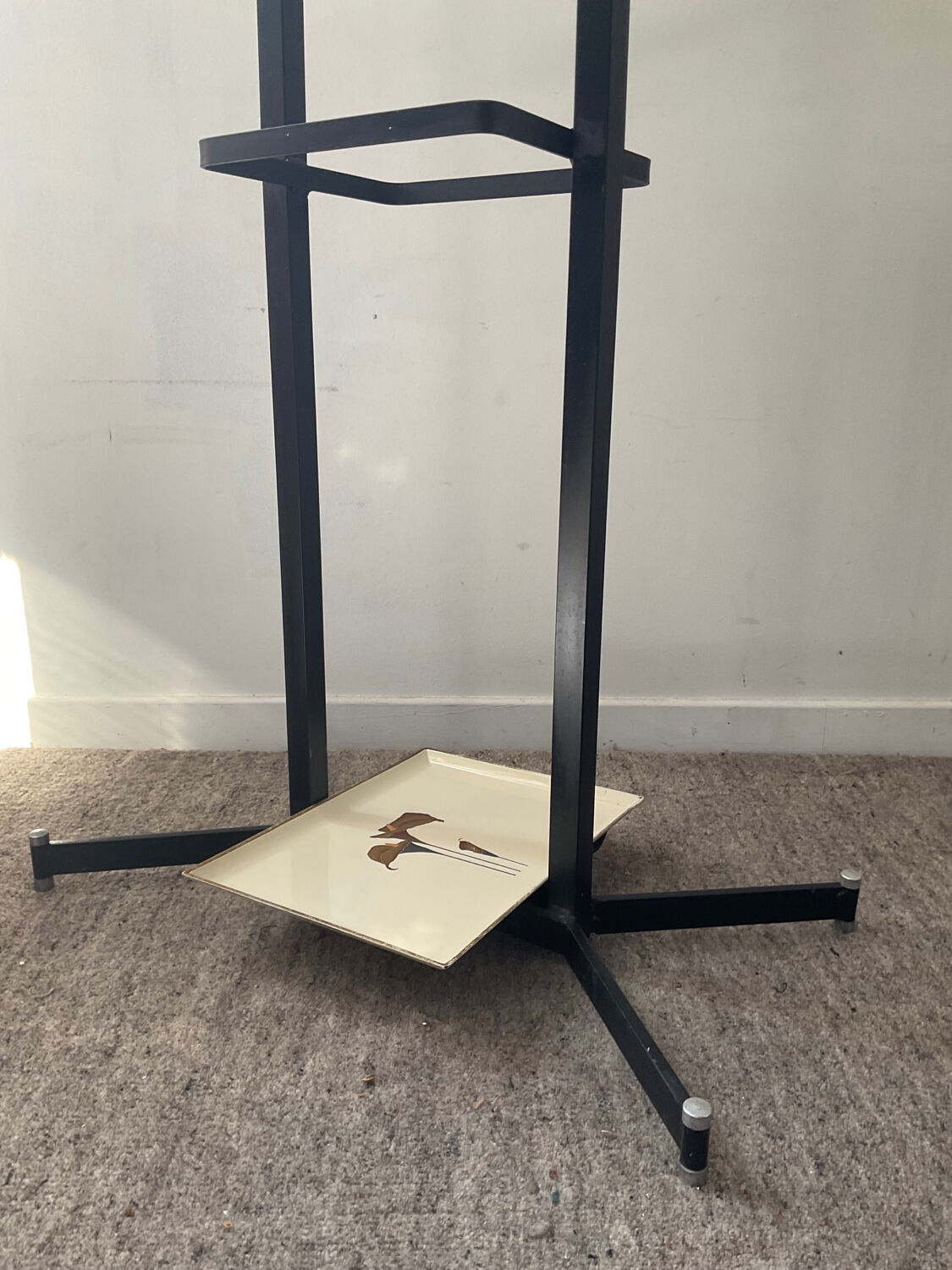 Vintage standing coat rack wardrobe from the 60s