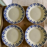4 flat plates old Gaston Badonviller