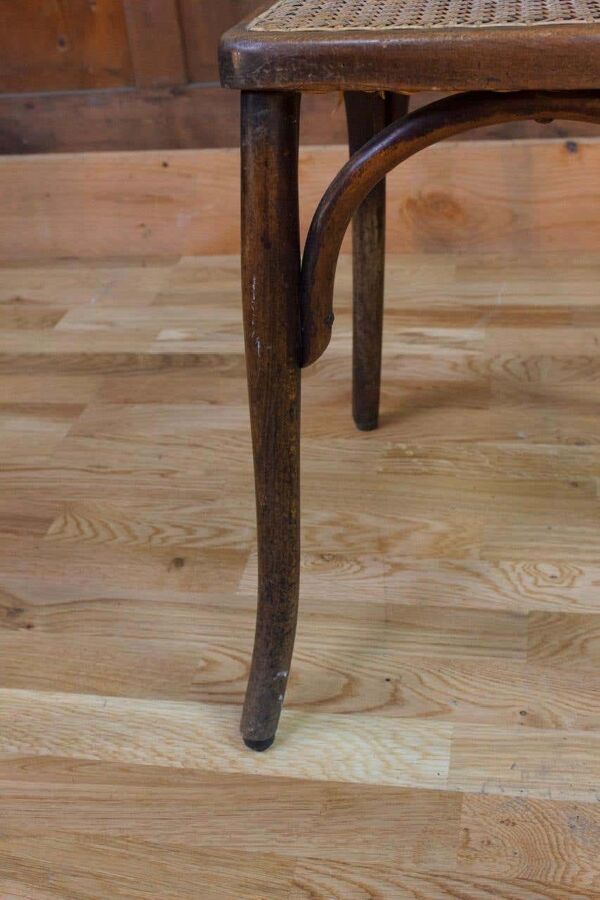Paire de chaises de bistro en bois, 20e siècle, France