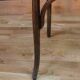 Pair of wooden bistro chairs, 20th century, France