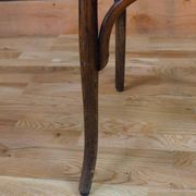 Pair of wooden bistro chairs, 20th century, France