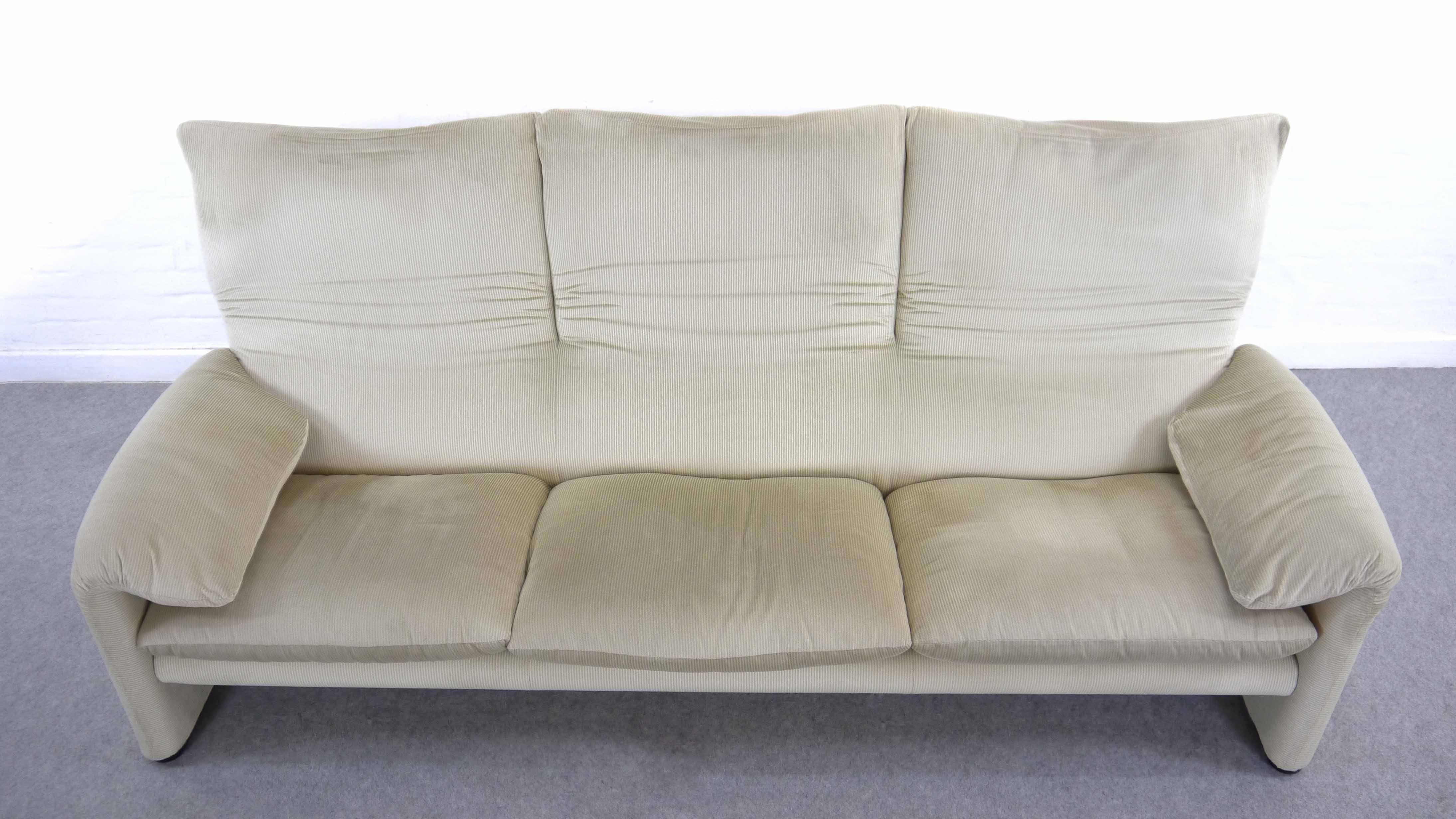 Cassina Maralunga 3-Seater Sofa by Vico Magistretti