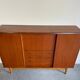 Vintage Danish Highboard teak and oak
