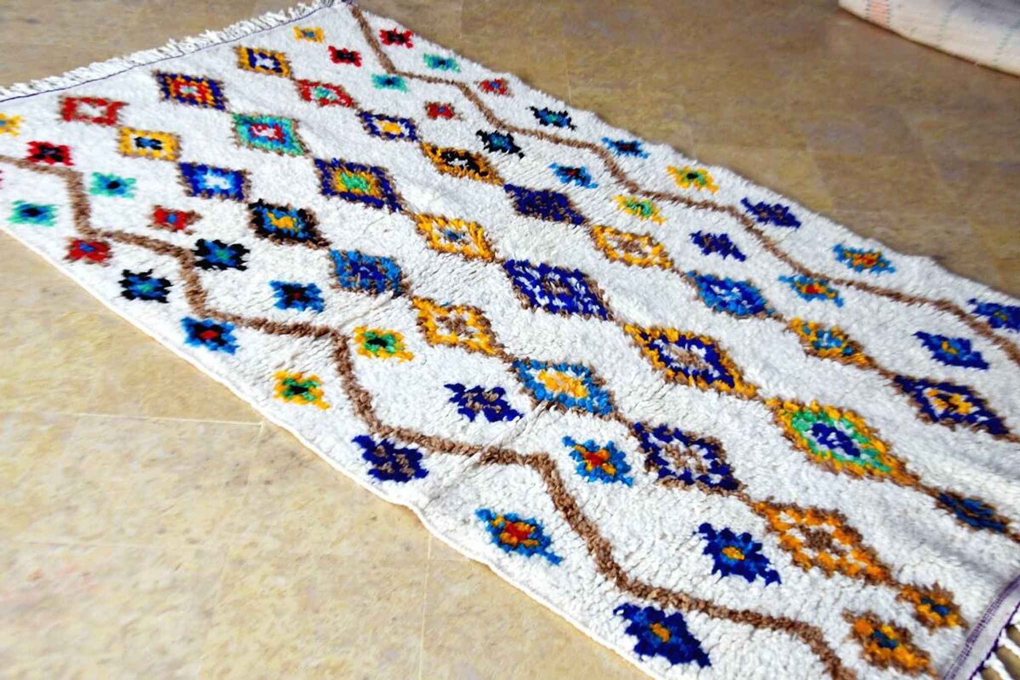 Tapis Berbère Marocain Azilal Neuf