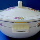 Soupière en semi-porcelaine d'Orchies à décor floral