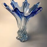 Italian Murano swirl vase