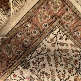 Hand-knotted Tunisian wool rug