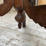 19th century oak pedestal console