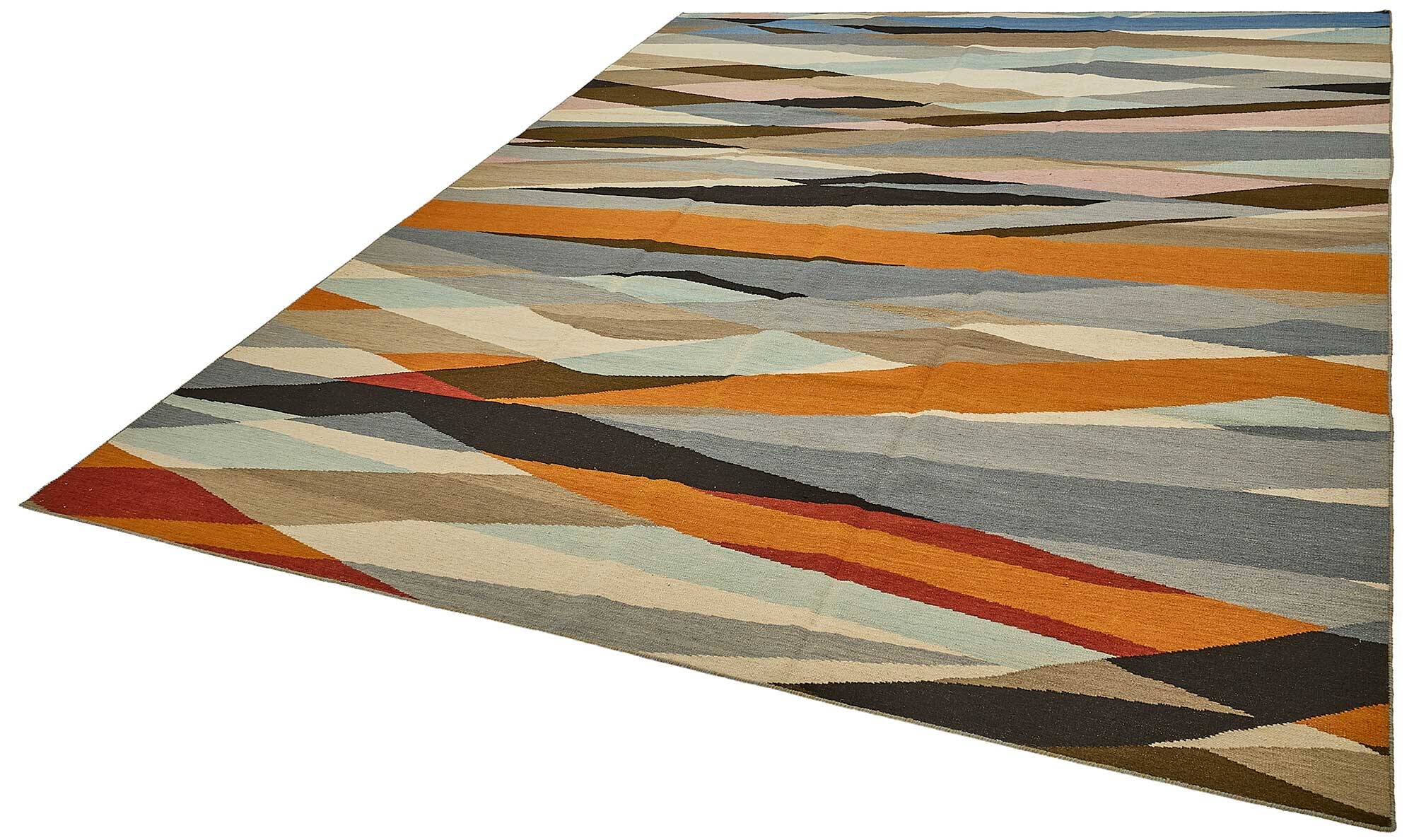 Contemporary Tribal Decorative Kilim 284 cm x 365 cm