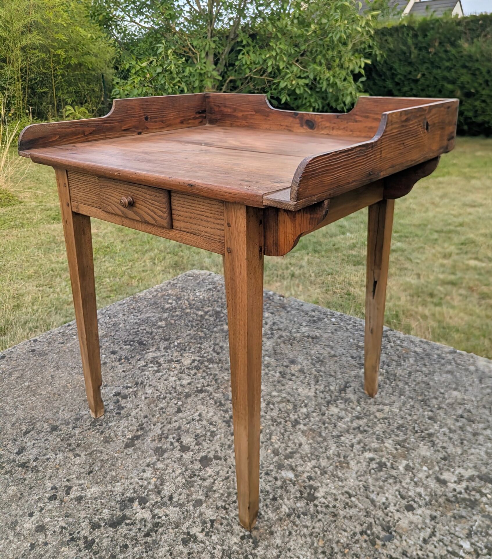 Antique dressing table washbasin desk early 20th century