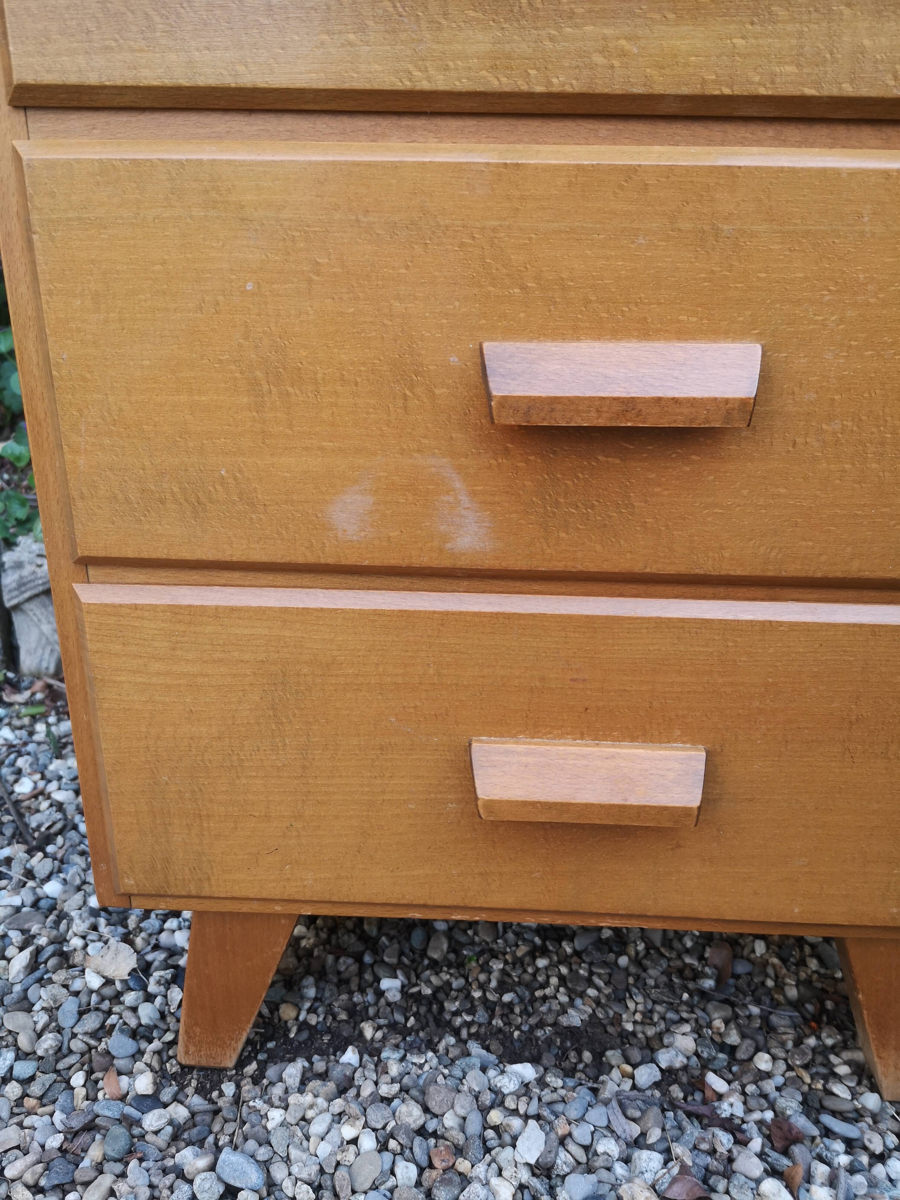 Pair of bedsides, small vintage Scandinavian dressers